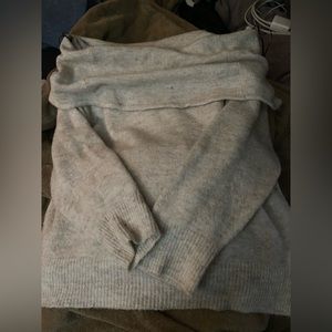 Off shoulder sweater